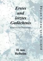 bokomslag Erstes und letztes Gedächtnis