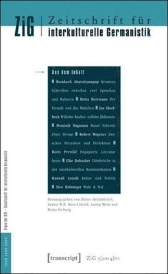 Dieter Heimböckel, Ernest Hess–lüttich, Georg Mein, Heinz Sieburg, Dieter Heimbockel, Ernest Hess–luttich, Dieter Heimböckel, Ernest Hess-Lüttich - Zeitschrift für interkulturelle Germanistik – 2014/2, Häftad