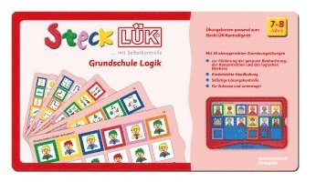 bokomslag SteckLÜK. Grundschule Logik 1: Alter 7 - 8 (rot)