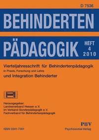 bokomslag Behindertenpadagogik - Vierteljahresschrift fur Behindertenpadagogik und Integration Behinderter in Praxis, Forschung und Lehre