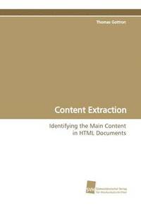 bokomslag Content Extraction