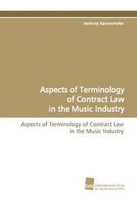 bokomslag Aspects of Terminology of Contract Law in the Music Industry