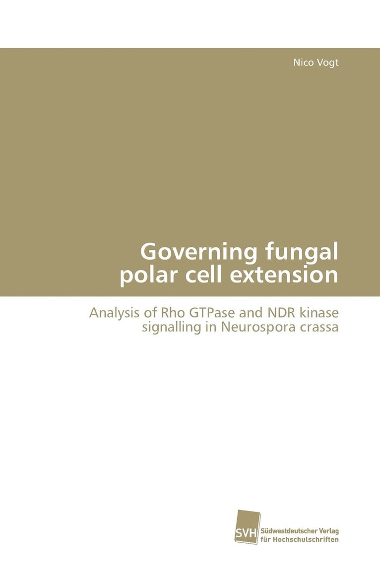 Governing fungal polar cell extension 1