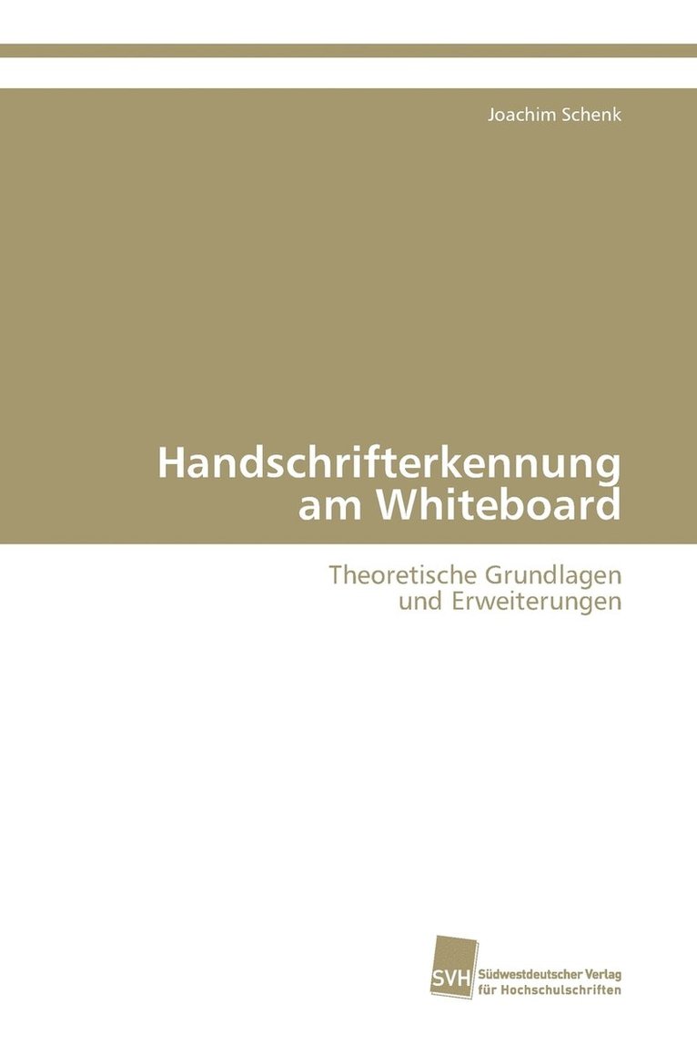 Handschrifterkennung am Whiteboard 1