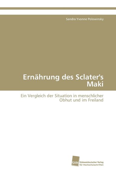 bokomslag Ernhrung des Sclater's Maki