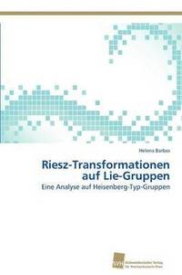 bokomslag Riesz-Transformationen auf Lie-Gruppen