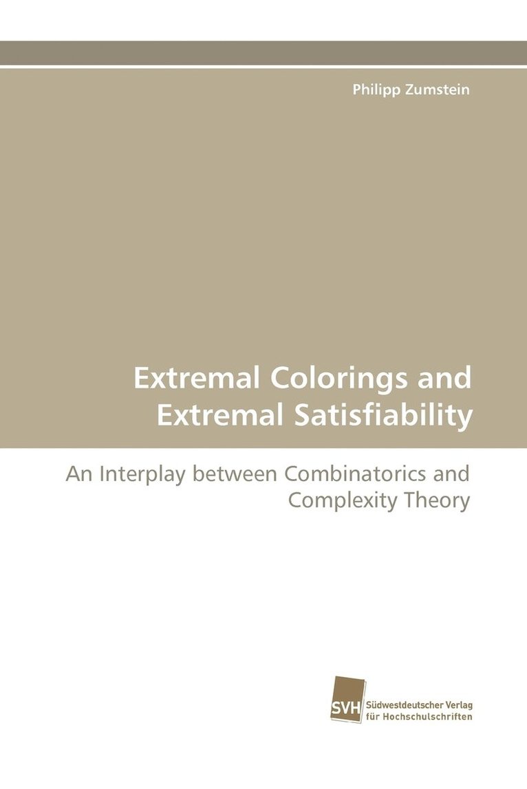 Extremal Colorings and Extremal Satisfiability 1