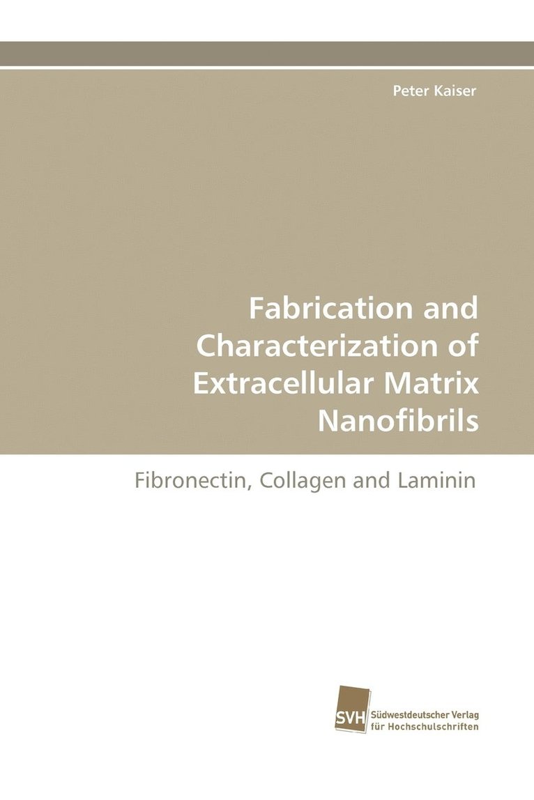 Fabrication and Characterization of Extracellular Matrix Nanofibrils 1