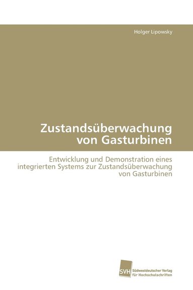 bokomslag Zustandsberwachung von Gasturbinen