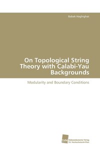 bokomslag On Topological String Theory with Calabi-Yau Backgrounds