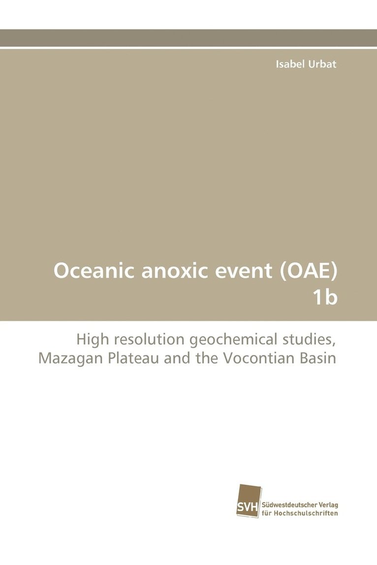 Oceanic Anoxic Event (Oae) 1b 1