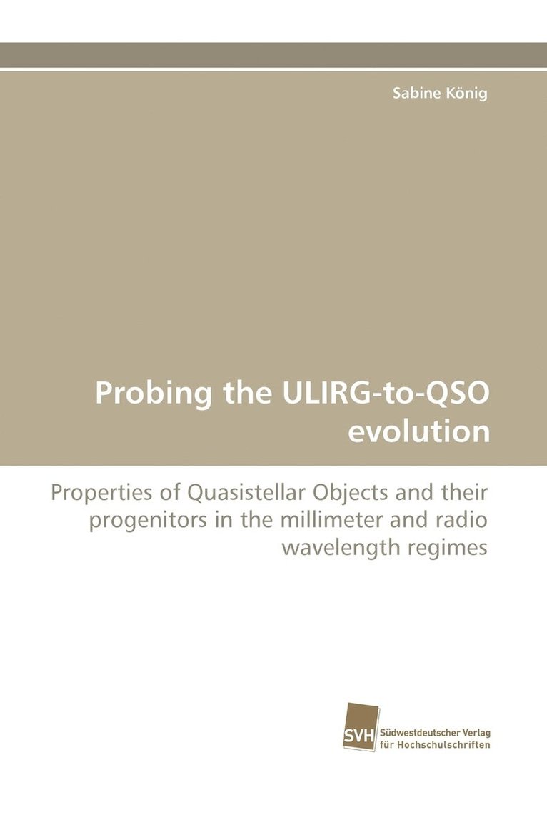 Probing the Ulirg-To-Qso Evolution 1