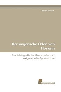 bokomslag Der Ungarische Odon Von Horvath