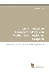 bokomslag Untersuchungen Zu Tensorprodukten Von Moduln Symmetrischer Gruppen