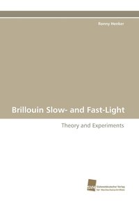 bokomslag Brillouin Slow- And Fast-Light