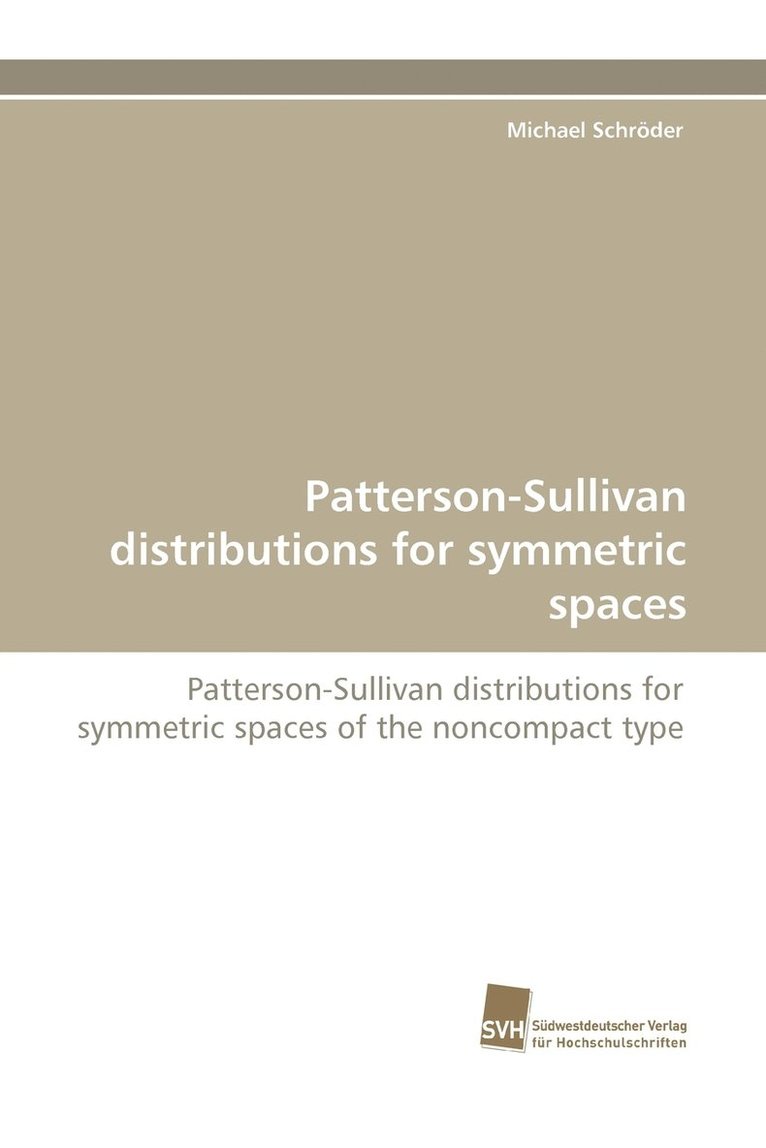 Patterson-Sullivan Distributions for Symmetric Spaces 1