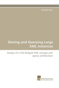 bokomslag Storing and Querying Large XML Instances