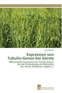 bokomslag Expression von Tubulin-Genen bei Gerste