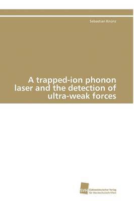 A trapped-ion phonon laser and the detection of ultra-weak forces 1