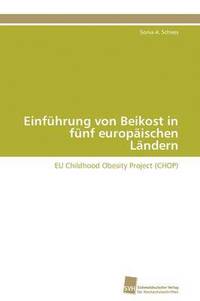 bokomslag Einfhrung von Beikost in fnf europischen Lndern