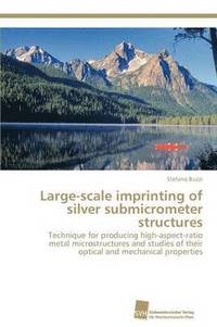bokomslag Large-scale imprinting of silver submicrometer structures