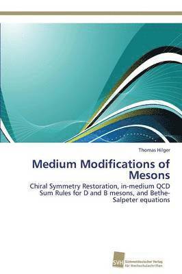 Medium Modifications of Mesons 1