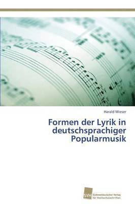 Formen der Lyrik in deutschsprachiger Popularmusik 1