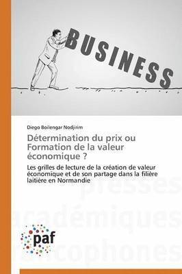 Nodjirim-D - Détermination du prix ou formation de la valeur économique ?, Häftad