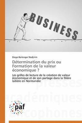 Determination Du Prix Ou Formation de la Valeur Economique ? 1