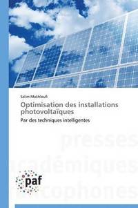 bokomslag Optimisation Des Installations Photovoltaïques