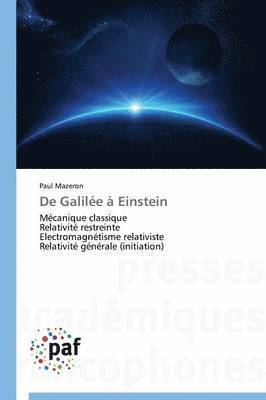 Mazeron-P - de Galilée À Einstein, Häftad