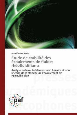 Etude de Stabilite Des Ecoulements de Fluides Rheofluidifiants 1