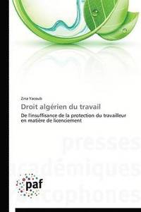 bokomslag Droit Algerien Du Travail