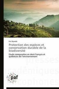 bokomslag Protection Des Espèces Et Conservation Durable de la Biodiversité
