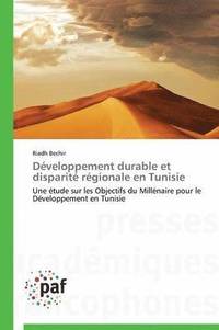 bokomslag Développement Durable Et Disparité Régionale En Tunisie