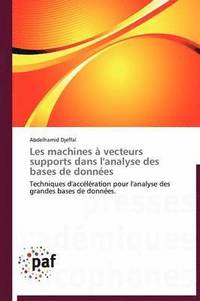 bokomslag Les Machines À Vecteurs Supports Dans l'Analyse Des Bases de Données