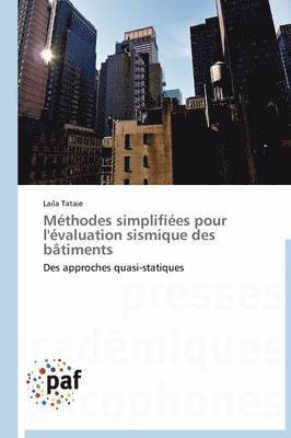 bokomslag Méthodes Simplifiées Pour l'Évaluation Sismique Des Bâtiments