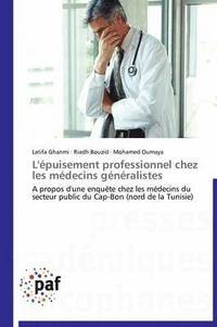 bokomslag L'Epuisement Professionnel Chez Les Medecins Generalistes