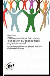 bokomslag Differences Dans Les Modes d'Adoption Du Changement Organisationnel