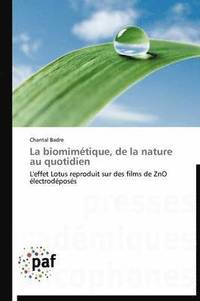 bokomslag La Biomimetique, de la Nature Au Quotidien