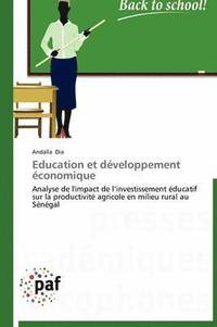 bokomslag Education Et Developpement Economique