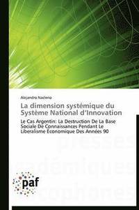 bokomslag La Dimension Systémique Du Système National D Innovation