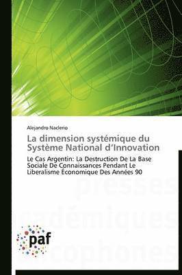 bokomslag La Dimension Systémique Du Système National D Innovation