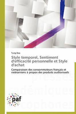 Style Temporel, Sentiment d'Efficacite Personnelle Et Style d'Achat 1