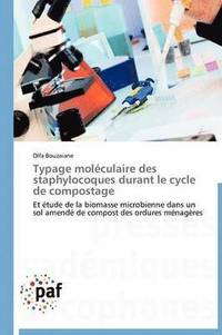 bokomslag Typage Moleculaire Des Staphylocoques Durant Le Cycle de Compostage