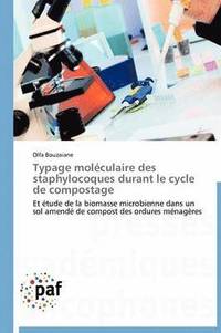 bokomslag Typage Moléculaire Des Staphylocoques Durant Le Cycle de Compostage