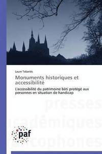 bokomslag Monuments Historiques Et Accessibilite