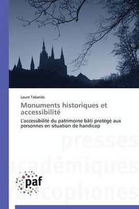 bokomslag Monuments Historiques Et Accessibilité