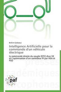 bokomslag Intelligence Artificielle Pour La Commande d'Un Vehicule Electrique