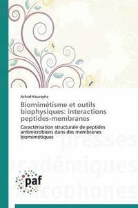 bokomslag Biomimetisme Et Outils Biophysiques